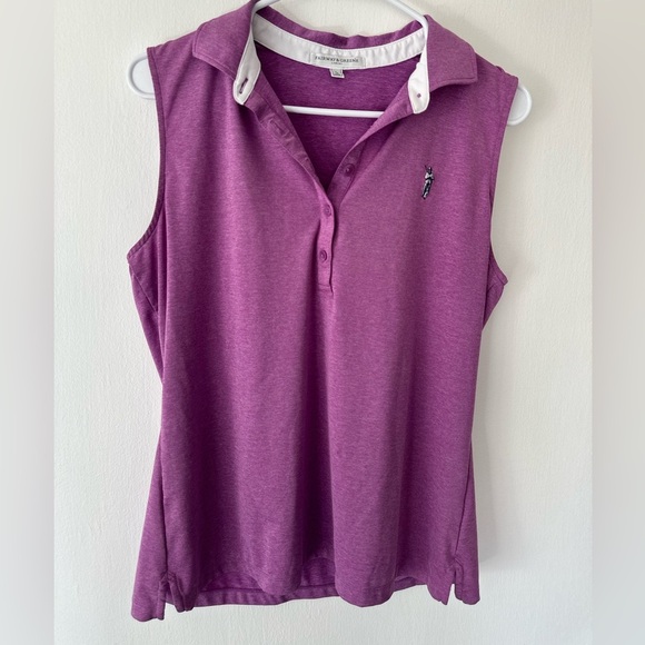 Fairway & Greene Ladies Sleeveless Golf Polo Shirt- Size Large - Picture 7 of 11